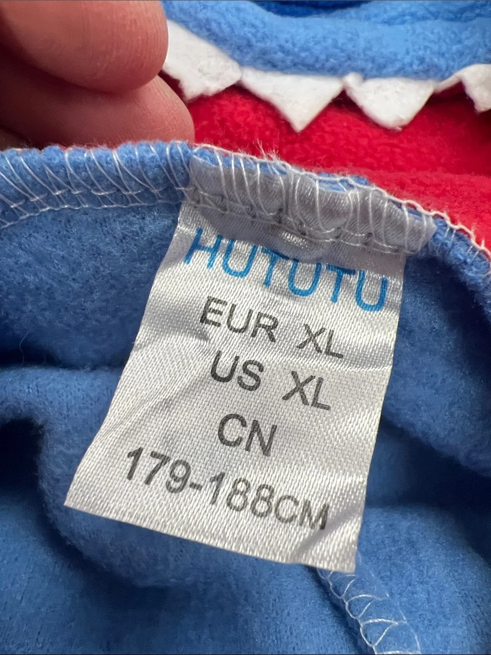 Disney Stitch Blue Fleece Character Onesie - Picture 2 of 9
